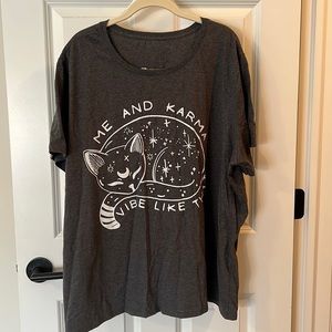 Short Sleeve Gray Taylor Swift Karma Shirt